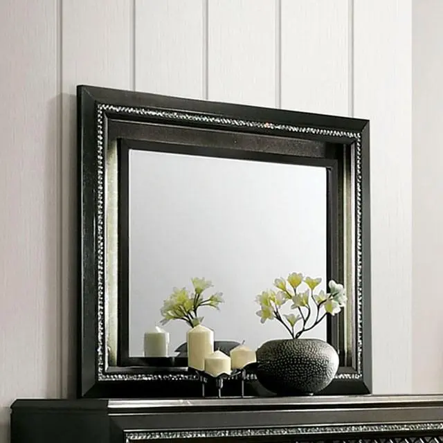 Demetria Metallic Gray Mirror 1