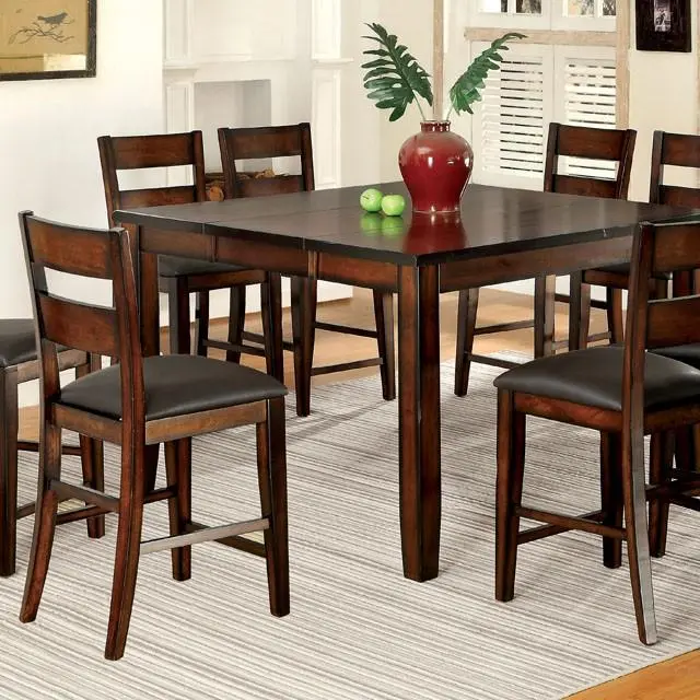 Dickinson Ii Dark Cherry Counter Ht. Table W/ 18" Leaf 1