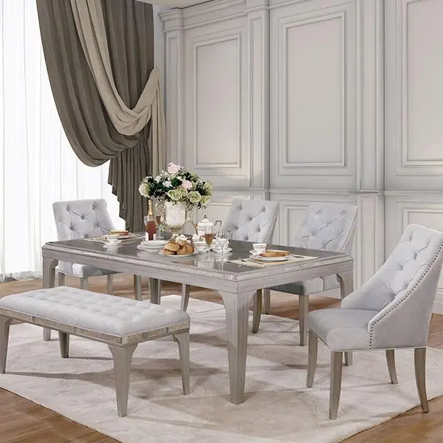 Diocles Dining Table Set With Bench 1