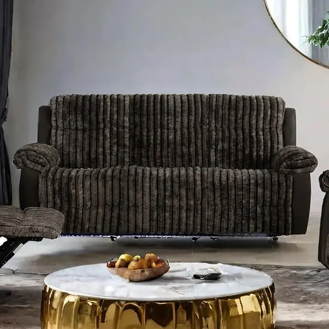 Dionysus Manual Reclining Sofa Brown 1