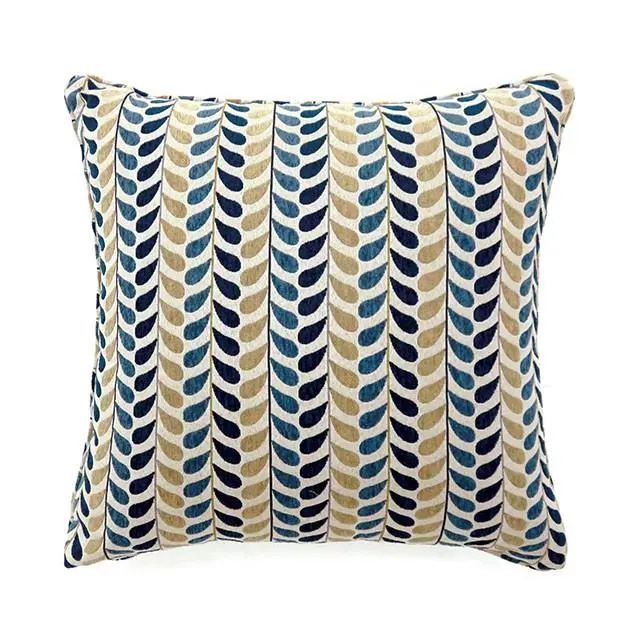 Dropp 18" X 18" Pillow, Blue & Yellow (2/Ctn) 1