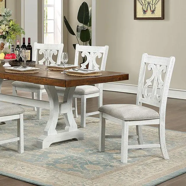 Auletta Transitional Dining Table Round & Squre 1