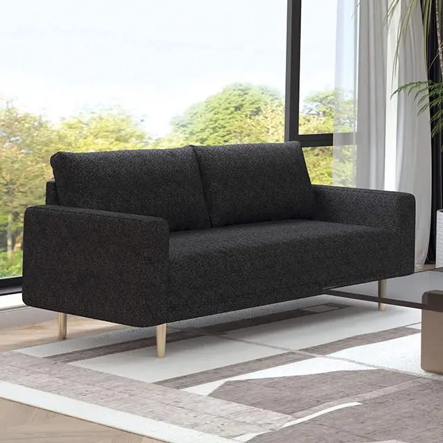 Elverum Loveseat, Black 1