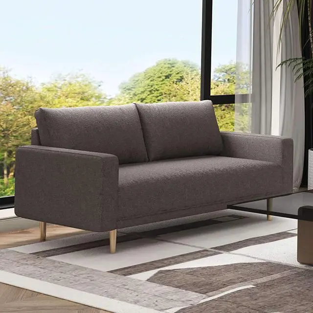 Elverum Loveseat, Charcoal Gray 1