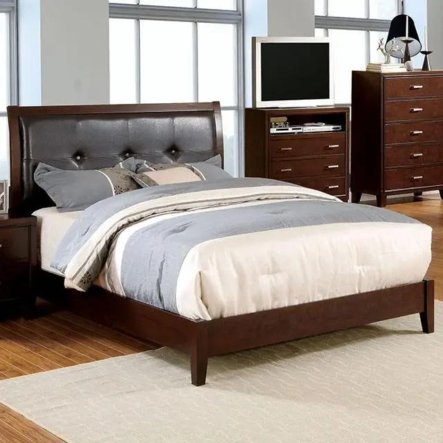 Enrico Bed Brown, Grey, & Black 1