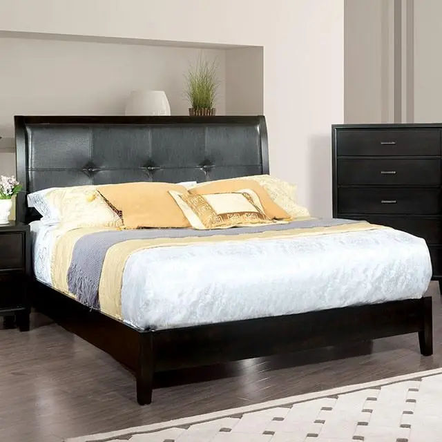 Enrico Bed Brown, Grey, & Black 3
