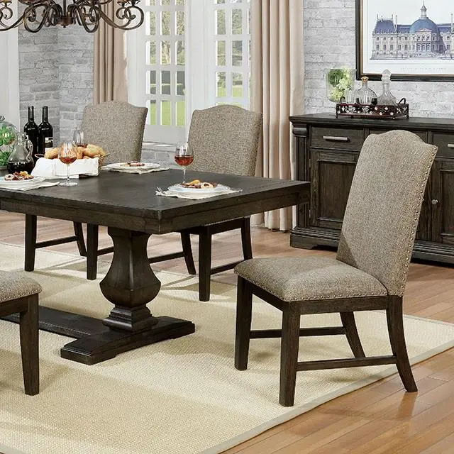 Faulk Dining Table Set With Bench 1