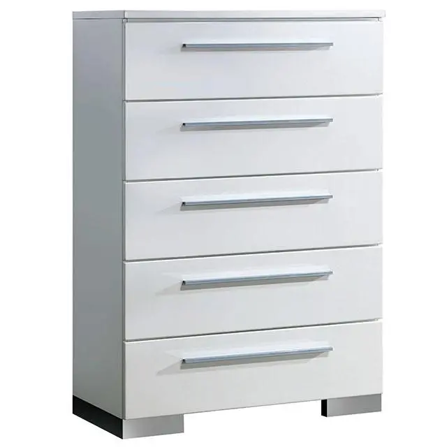 Clementine Glossy White Chest 1