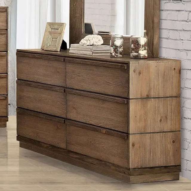 Coimbra Rustic Natural Tone Dresser 1