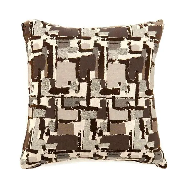 Concrit Brown 22" X 22" Pillow, Brown (2/Ctn) 1
