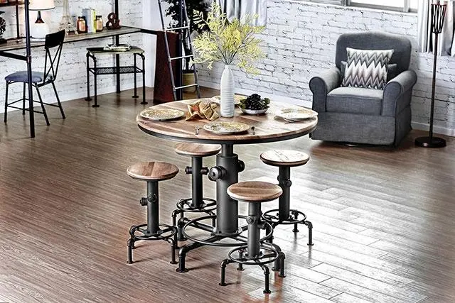 Foskey 5 Pc Counter Ht Table Set 2