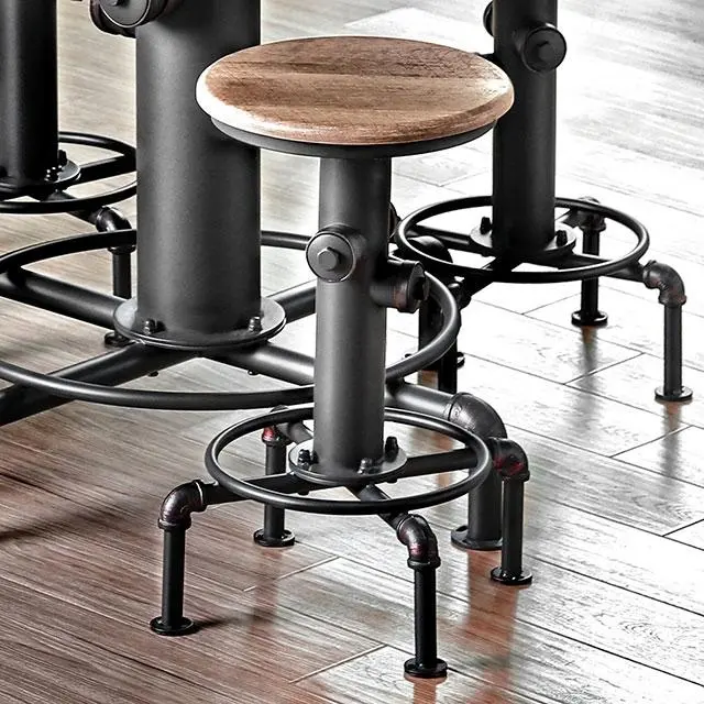 Foskey Antique Black Counter Ht. Chair (2/Ctn) 1
