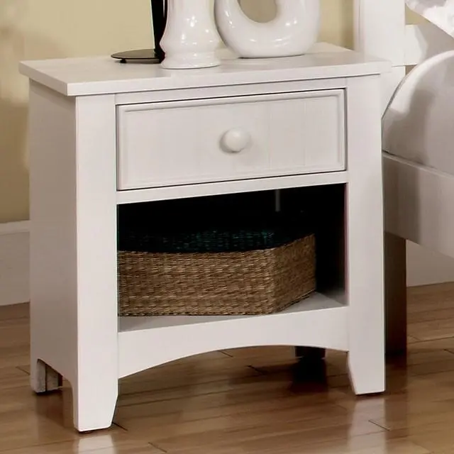 Corry White Night Stand 1