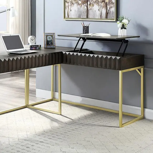 Freiburg Corner Desk, Walnut 1