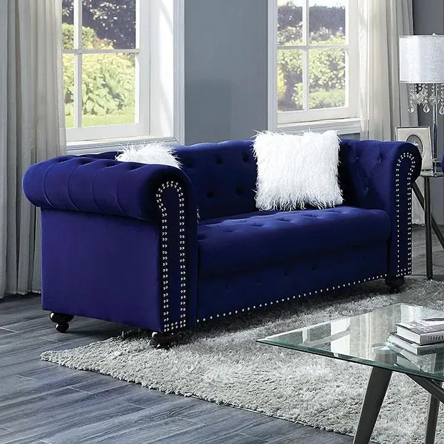 Giacomo Loveseat, Blue 1