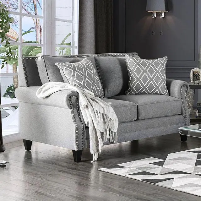 Giovanni Gray Love Seat 1