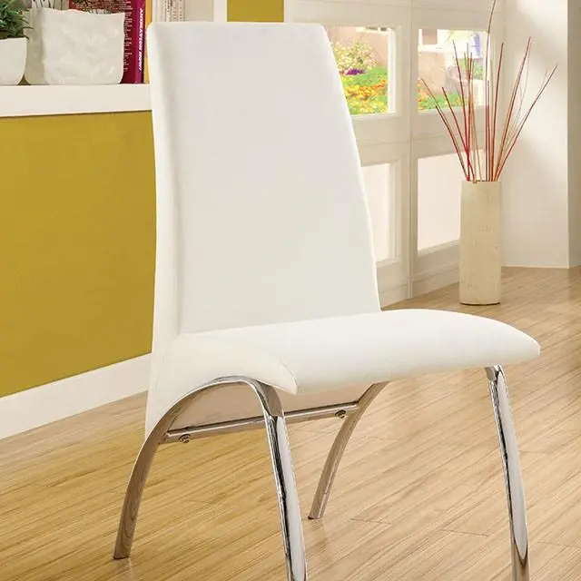 Glenview White Side Chair 1