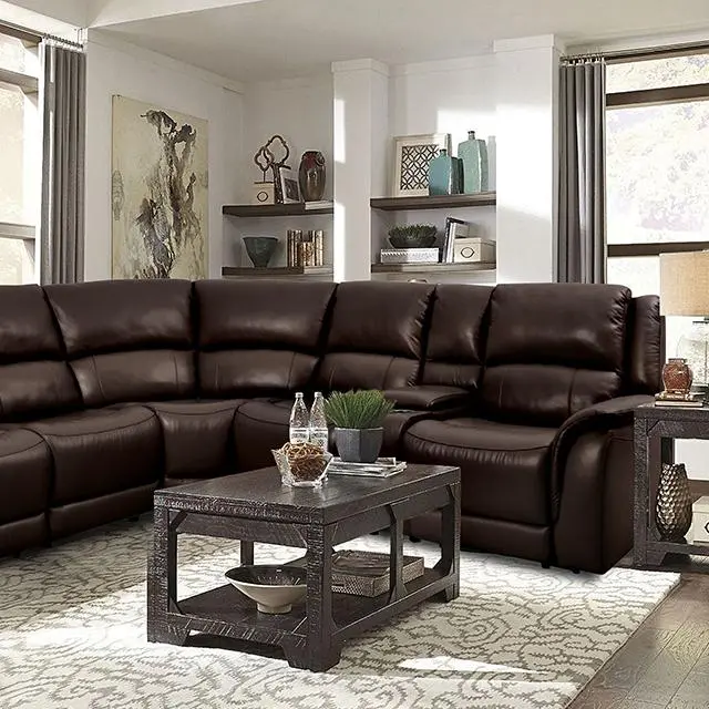 Gorgius Power Sectional, Espresso 1