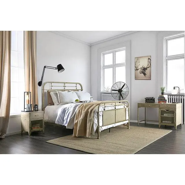 Haldus Cal.King, E.King, & Twin Bed White, Ivory, & Red 4