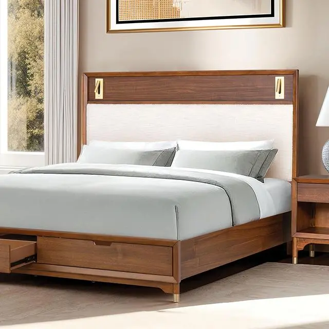 Hepburne E.King & Queen Bed With Storage & Without Storage 1