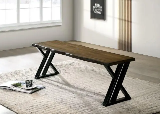 Barbary Bench, Black/Dark Oak 2