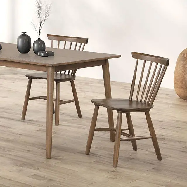 Beale Dining Table Walnut & Black 1