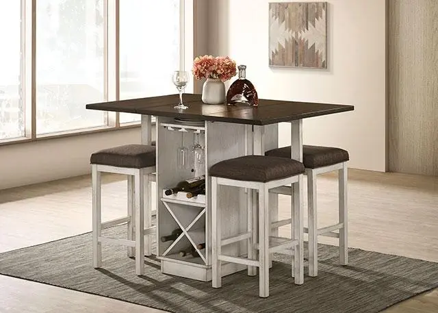 Bingham Counter Ht. Table W/ 2 X 15" Leaves 2