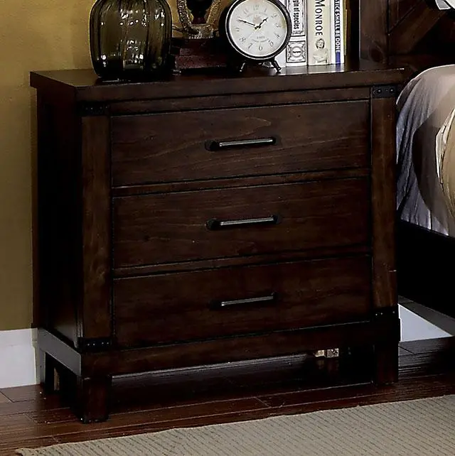 Bianca Dark Walnut Night Stand 1