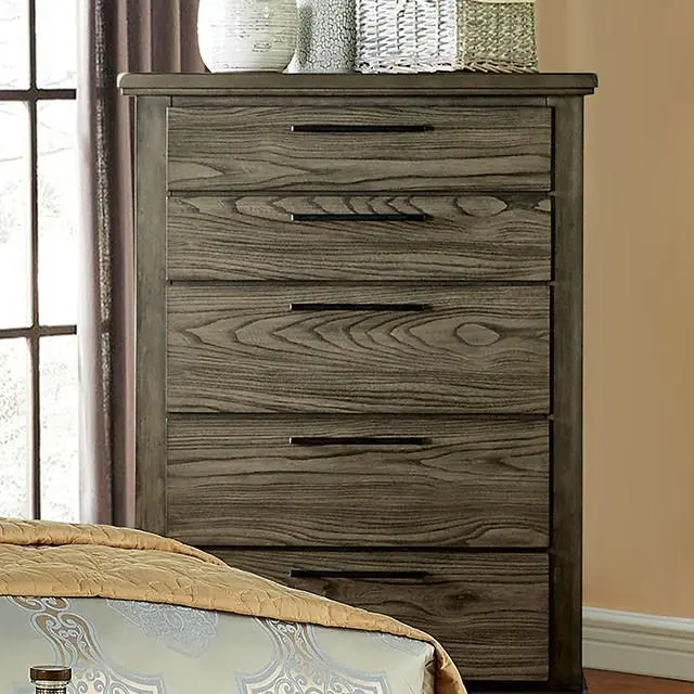 Berenice Chest Gray, White, & Espresso 1