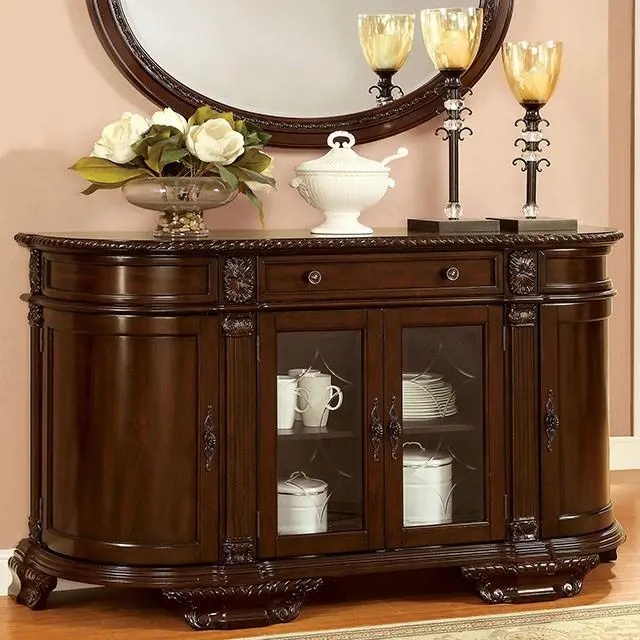 Bellagio Brown Cherry Server 1