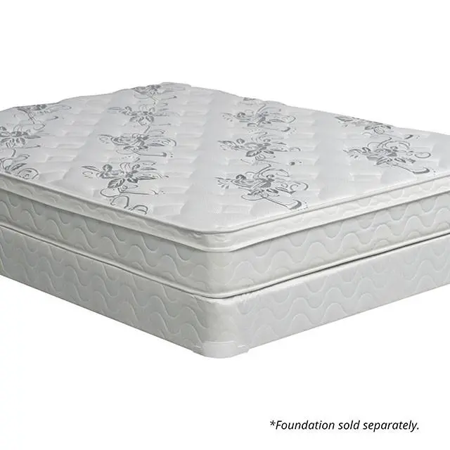Jalen White 9" Euro Top Mattress, Queen 1