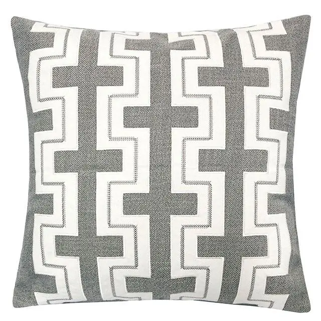 Kari Silver 20" X 20" Pillow, Silver 1
