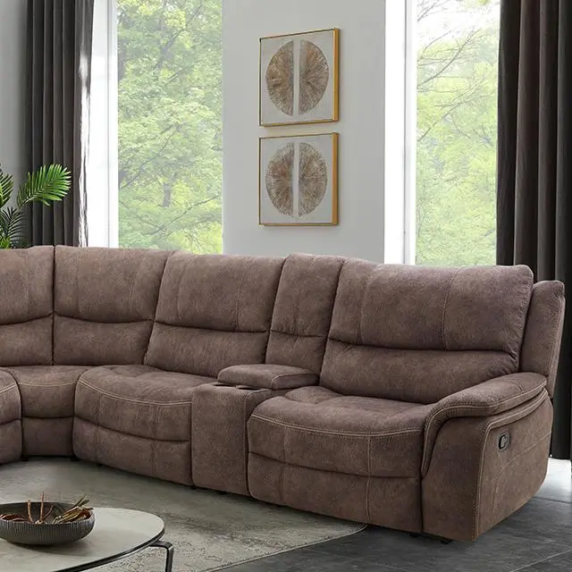 Jerominus Sectional, Dark Brown 1