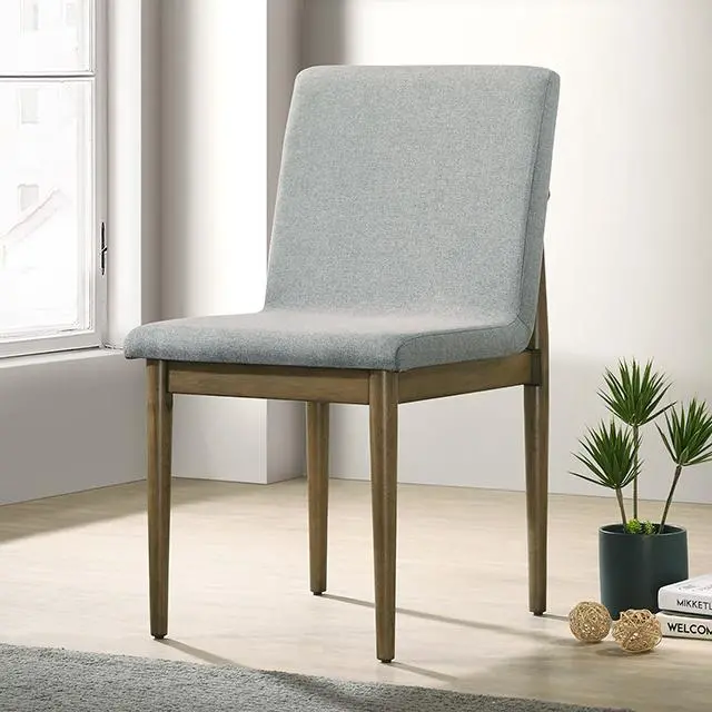 St Gallen Side Chair (2/Ctn), Natural Tone/Light Gray 1