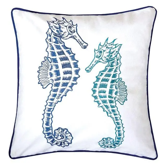 Lorrie Blue 20" X 20" Pillow, Blue 1