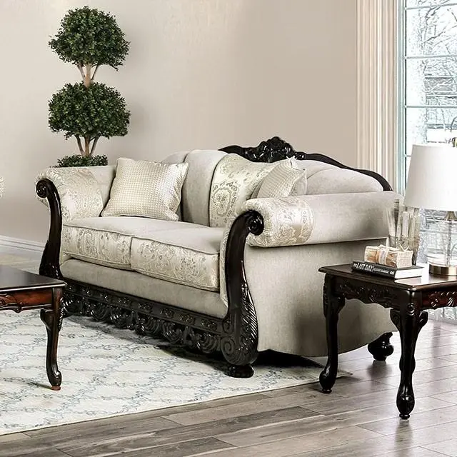 Newdale Ivory Love Seat 1