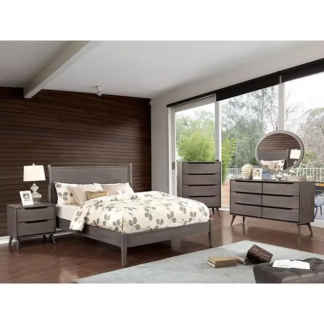 Lennart Gray Cal.King, E.King, & Queen Bed 2