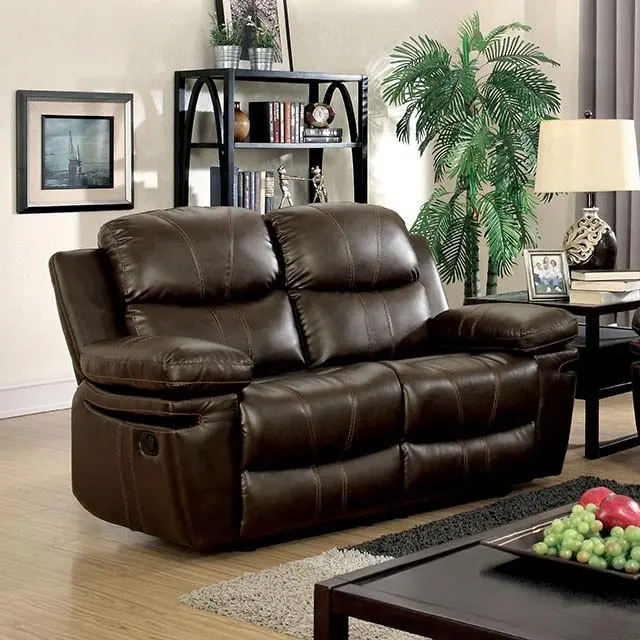 Listowel Brown Love Seat 1