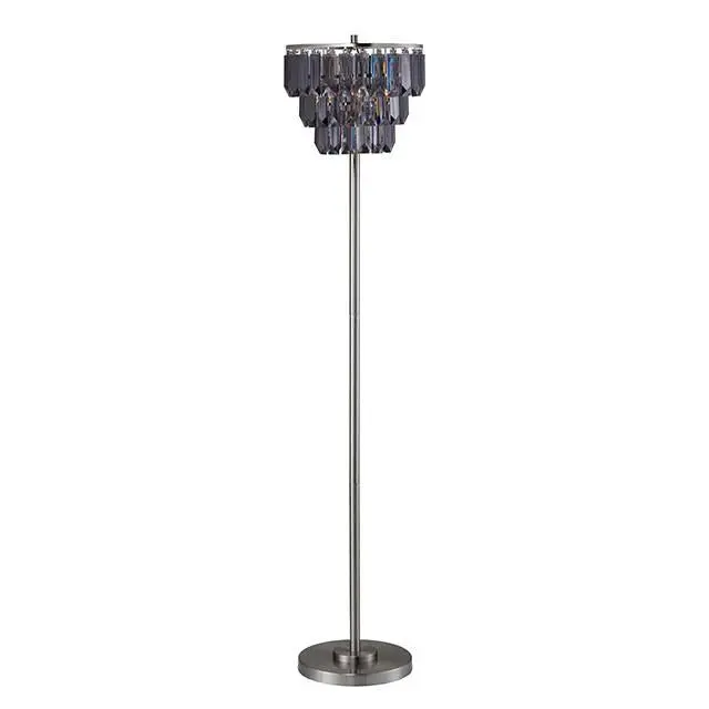 Meg Black/Chrome Floor Lamp 1