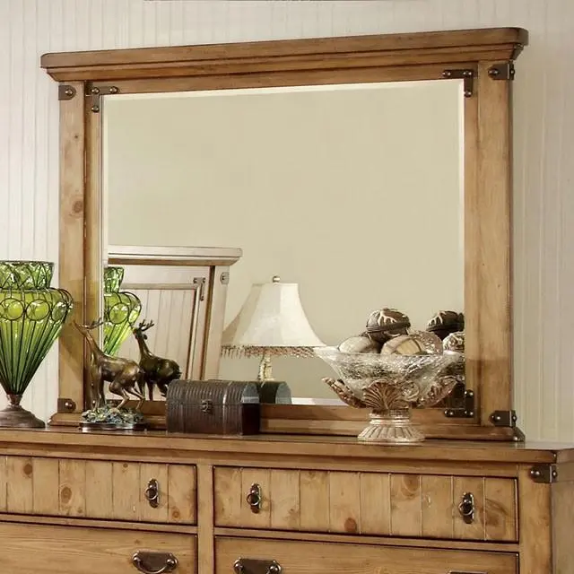 Pioneer Weathered Elm Mirror 1