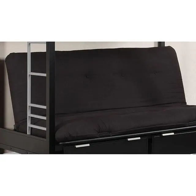 Knox Black 6" Black Futon Mattress 2