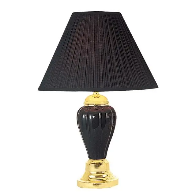 Scarlett Black Table Lamp (6/Ctn) 1