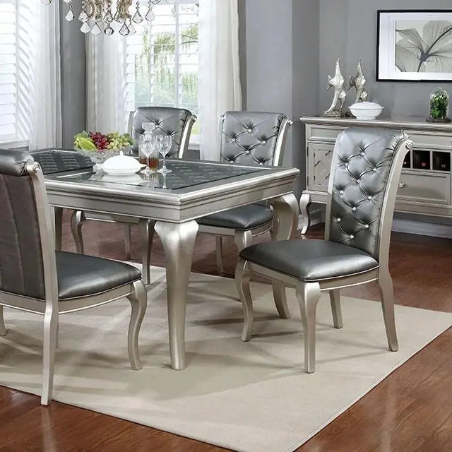 Amina Champagne Dining Table 1
