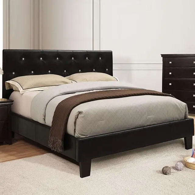Velen Black Cal.King, E.King, Full, & Twin Bed Black & White 1