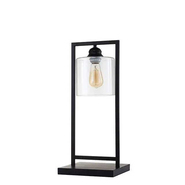 Zoe Black 6"H Table Lamp 1