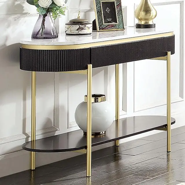 Koblenz Sofa Table, Dark Walnut 1