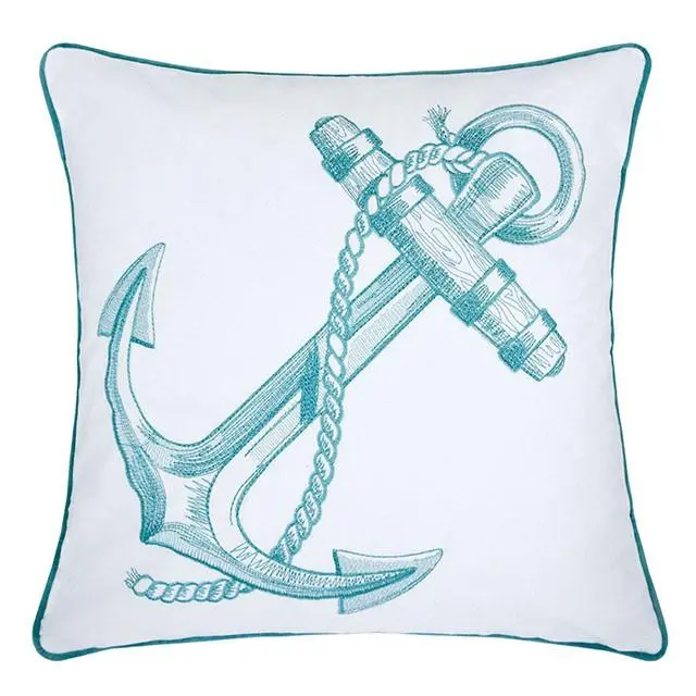 Lorrie Teal 20" X 20" Pillow, Teal 1