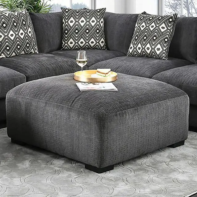 Kaylee Gray Ottoman 1