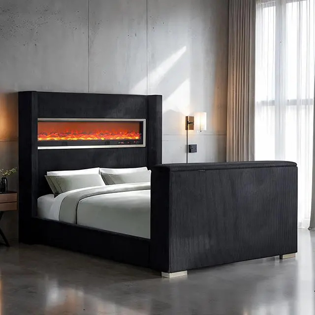 Sumter Bed Black & Grey 1