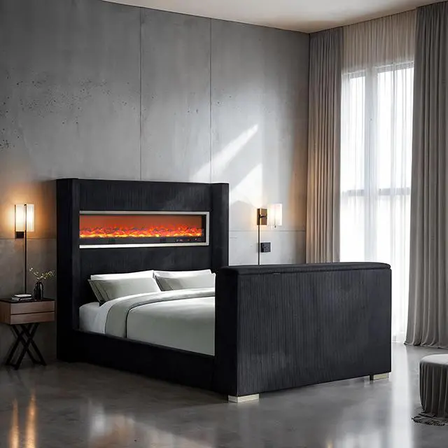 Sumter Bed Black & Grey 2